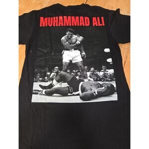 Muhammad Ali Greatest Of All Time T Shirt Black Graphic Boxing NWOT Small